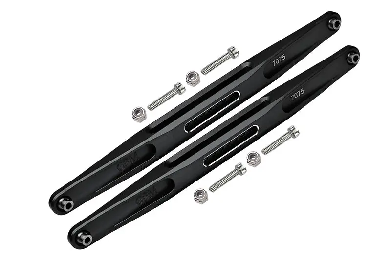 Aluminum 7075-T6 Rear Trailing Arm Lower Links For Traxxas 1:7 Unlimited Desert Racer Udr Pro-Scale 4X4 (#85076-4) Upgrades - Black 1