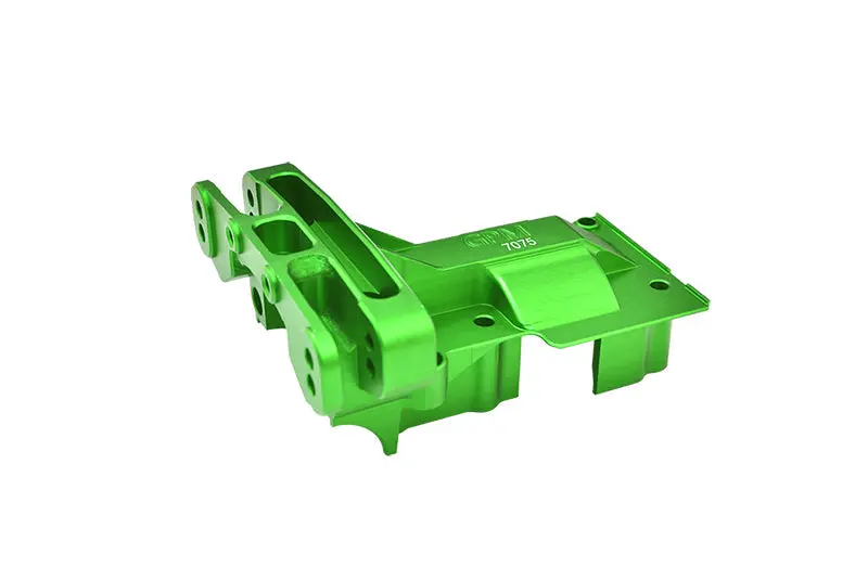 Aluminum 7075-T6 Rear Upper Bulkhead For 1:5 Traxxas X Maxx 8S 77086-4 / Xrt 8S 78086-4 Monster Truck Upgrades - Green 1