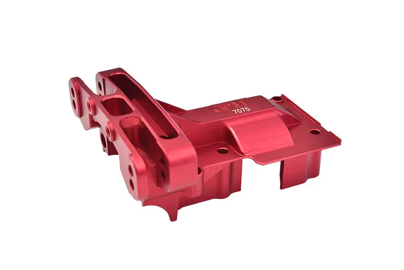 Aluminum 7075-T6 Rear Upper Bulkhead For 1:5 Traxxas X Maxx 8S 77086-4 / Xrt 8S 78086-4 Monster Truck Upgrades - Red 1