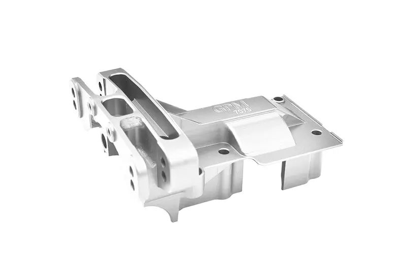Aluminum 7075-T6 Rear Upper Bulkhead For 1:5 Traxxas X Maxx 8S 77086-4 / Xrt 8S 78086-4 Monster Truck Upgrades - Silver 1