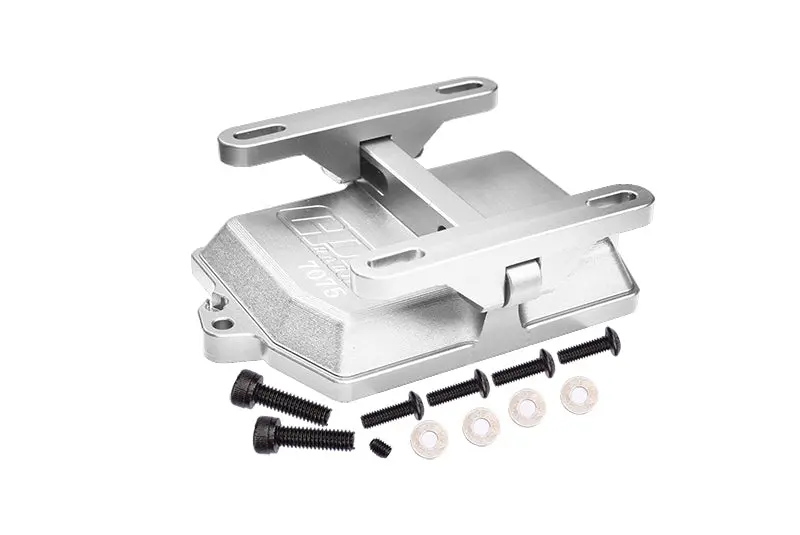 Aluminum 7075-T6 Receiver Box Cover With Electric Adjustment Bracket For 1:5 Traxxas X Maxx 6S / X Maxx 8S / Xrt 8S Monster Truck Upgrades - Silver 1