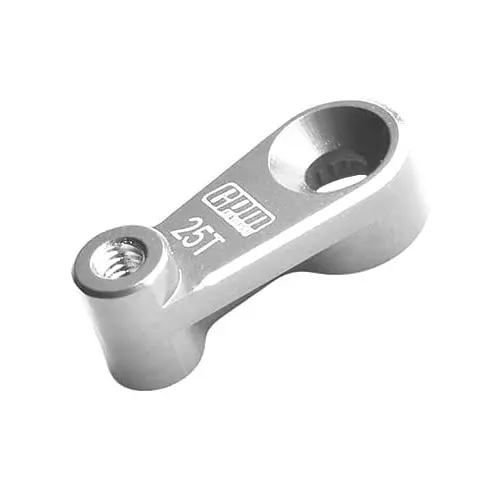 Aluminum 7075-T6 Servo Horn 25T For Traxxas 1:18 Trx4m Ford Bronco Crawler 97074-1 / Trx4m Land Rover Defender 97054-1 / Trx4m K10 High Trail Crawler 97064-1 Upgrades - Silver 1