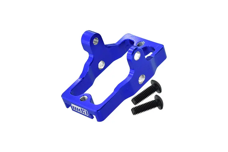 Aluminum 7075-T6 Servo Mount For Traxxas 1:18 Trx4m Ford Bronco Crawler 97074-1 / Trx4m Land Rover Defender 97054-1 / Trx4m K10 High Trail Crawler 97064-1 Upgrades - Blue 2
