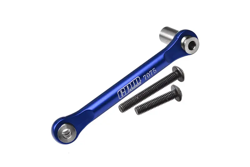 Aluminum 7075-T6 Servo Tie Rod For Losi 1:10 Lasernut U4 Tenacity Los03028 / Tenacity Db Pro Los03027v2 Upgrades - Blue 1