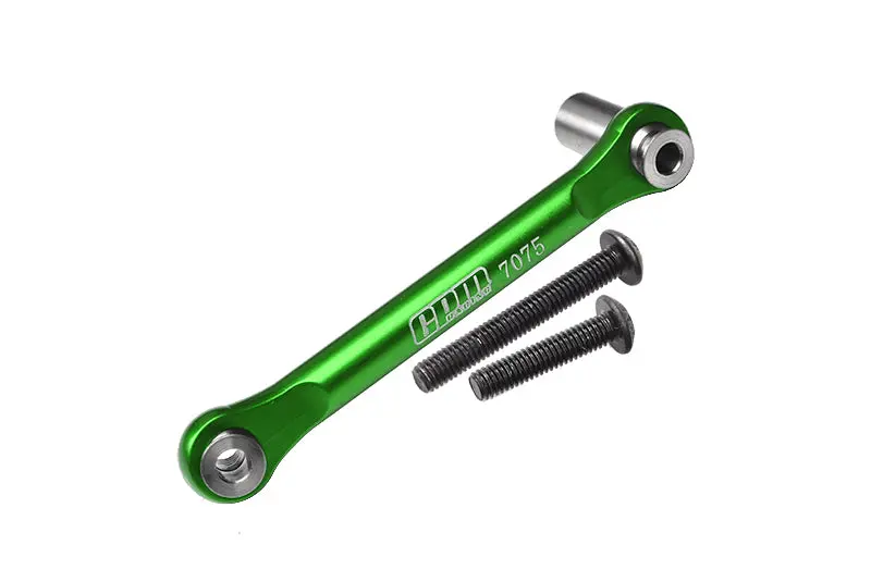 Aluminum 7075-T6 Servo Tie Rod For Losi 1:10 Lasernut U4 Tenacity Los03028 / Tenacity Db Pro Los03027v2 Upgrades - Green 1