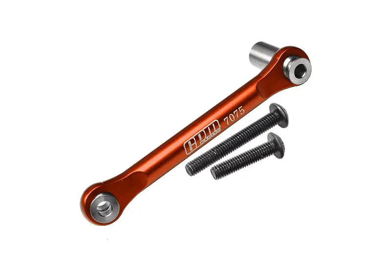 Aluminum 7075-T6 Servo Tie Rod For Losi 1:10 Lasernut U4 Tenacity Los03028 / Tenacity Db Pro Los03027v2 Upgrades - Orange 1