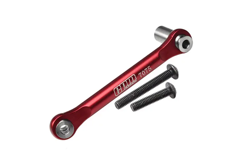 Aluminum 7075-T6 Servo Tie Rod For Losi 1:10 Lasernut U4 Tenacity Los03028 / Tenacity Db Pro Los03027v2 Upgrades - Red 1