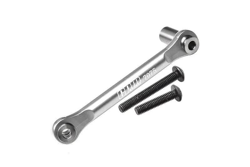 Aluminum 7075-T6 Servo Tie Rod For Losi 1:10 Lasernut U4 Tenacity Los03028 / Tenacity Db Pro Los03027v2 Upgrades - Silver 1