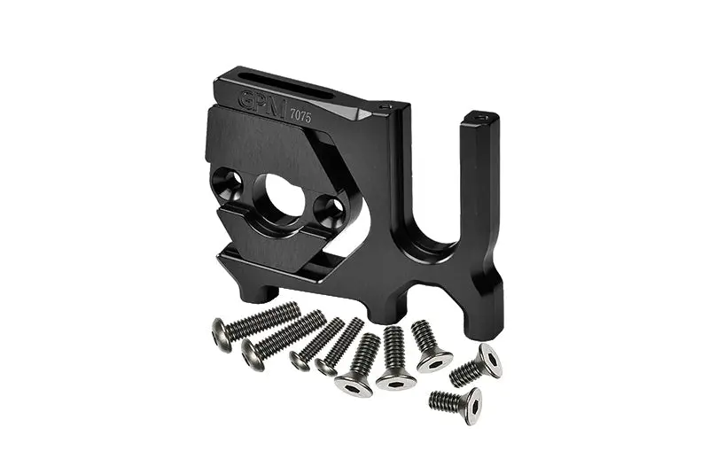Aluminum 7075-T6 Sliding Motor Mount For Arrma 1:7 And 1:8 R/C Car And Truck - Black 1