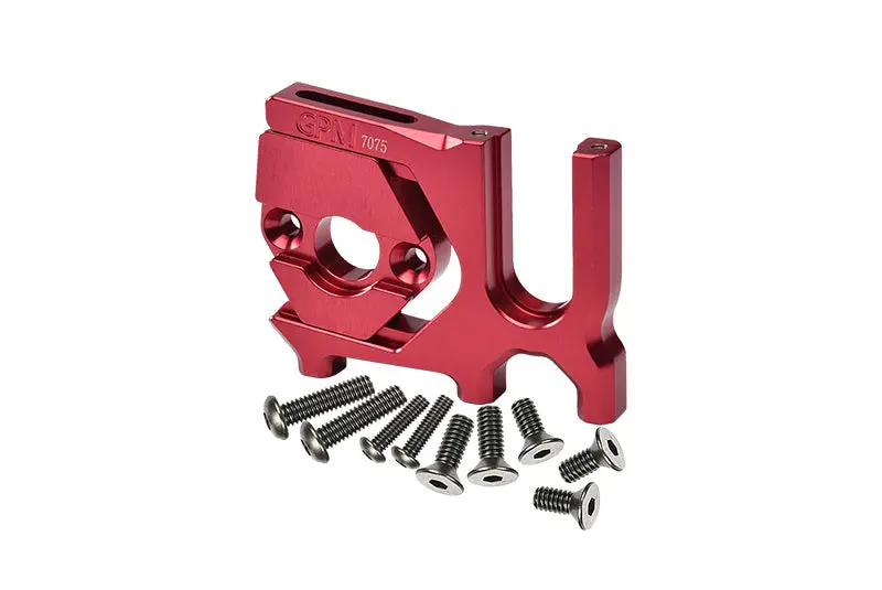 Aluminum 7075-T6 Sliding Motor Mount For Arrma 1:7 And 1:8 R/C Car And Truck - Red 1