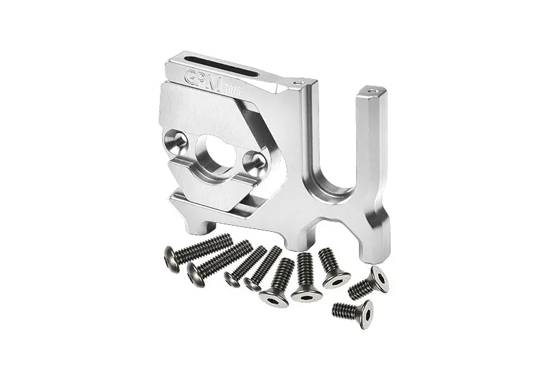 Aluminum 7075-T6 Sliding Motor Mount For Arrma 1:7 And 1:8 R/C Car And Truck - Silver 1