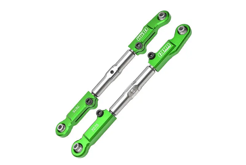 Aluminum 7075-T6 + Stainless Steel Front Camber Links For Traxxas 1/8 4Wd Sledge Monster Truck 95076-4 Upgrades - Green 1