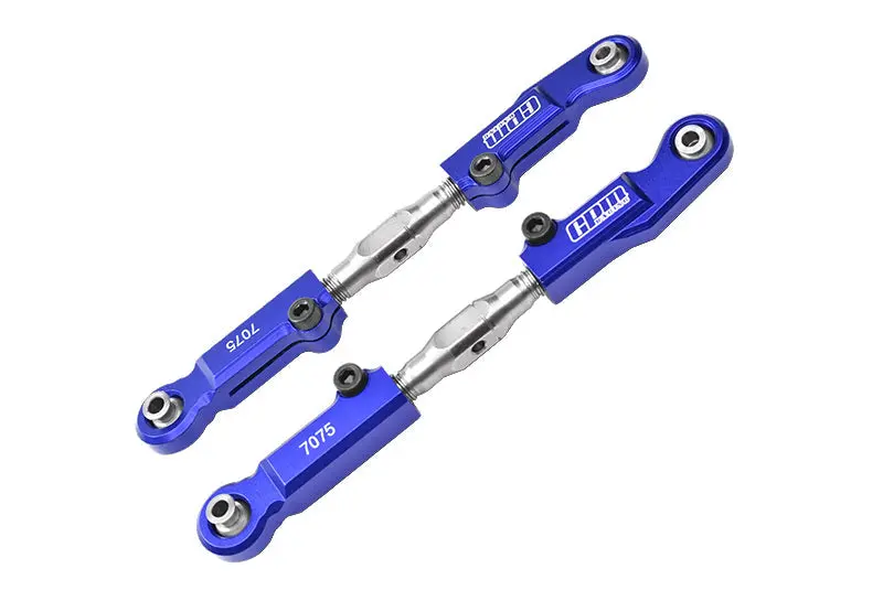 Aluminum 7075-T6 + Stainless Steel Rear Camber Links For Arrma 1:7 Mojave 6S Blx / Mojave 6S V2 Blx Desert Truck Upgrades - Blue 1