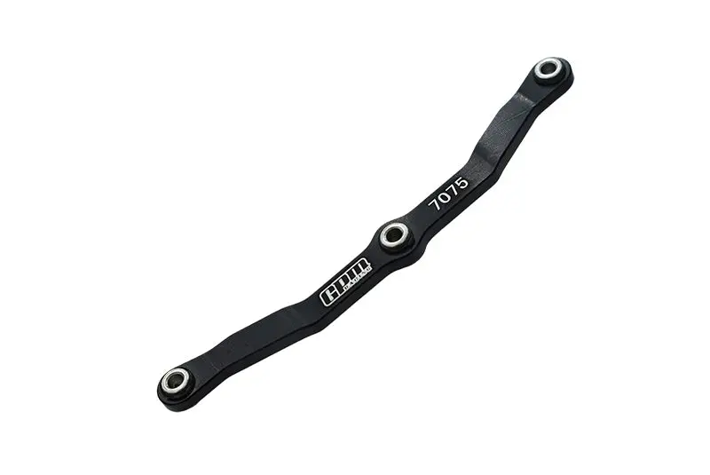 Aluminum 7075-T6 Steering Link Rod For Traxxas 1:18 Trx4m Ford Bronco Crawler 97074-1 / Trx4m Land Rover Defender 97054-1 / Trx4m K10 High Trail Crawler 97064-1 Upgrades - Black 1