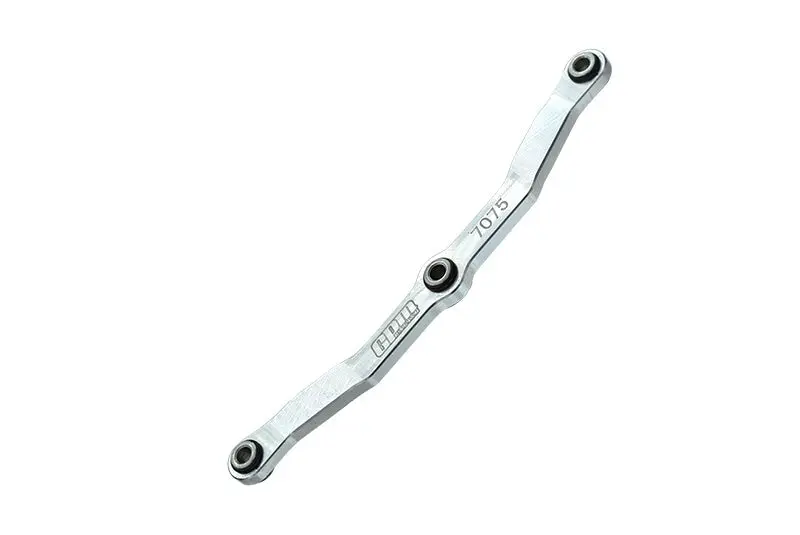 Aluminum 7075-T6 Steering Link Rod For Traxxas 1:18 Trx4m Ford Bronco Crawler 97074-1 / Trx4m Land Rover Defender 97054-1 / Trx4m K10 High Trail Crawler 97064-1 Upgrades - Silver 1