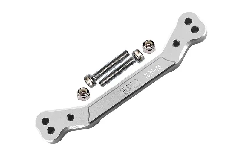 Aluminum 7075-T6 Steering Plate For Traxxas 1/8 4Wd Sledge Monster Truck 95076-4 - 1Pc Set Silver 1