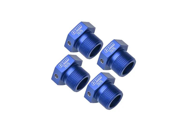 Aluminum 7075-T6 Wheel Hex For Arrma 1:5 4Wd Kraton 8S Blx / Outcast 8S Blx / Kraton Exb / Outcast Exb Upgrades - Blue 1
