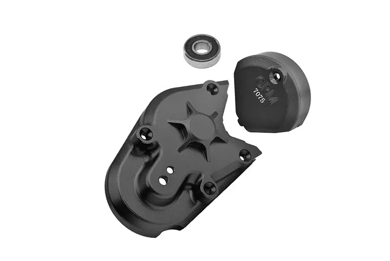 Aluminum 7075 Transmission Housing For Losi 1:4 Promoto Mx Motorcycle Dirt Bike Rtr Fxr Los06000 Los06002 Upgrade Parts - Black 1
