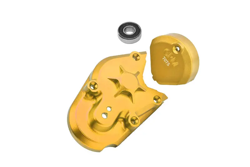 Aluminum 7075 Transmission Housing For Losi 1:4 Promoto Mx Motorcycle Dirt Bike Rtr Fxr Los06000 Los06002 Upgrade Parts - Gold 1