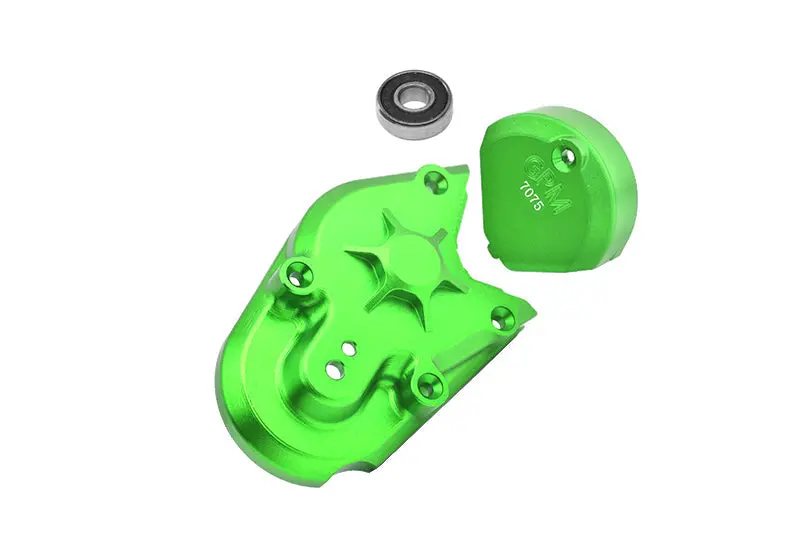 Aluminum 7075 Transmission Housing For Losi 1:4 Promoto Mx Motorcycle Dirt Bike Rtr Fxr Los06000 Los06002 Upgrade Parts - Green 1