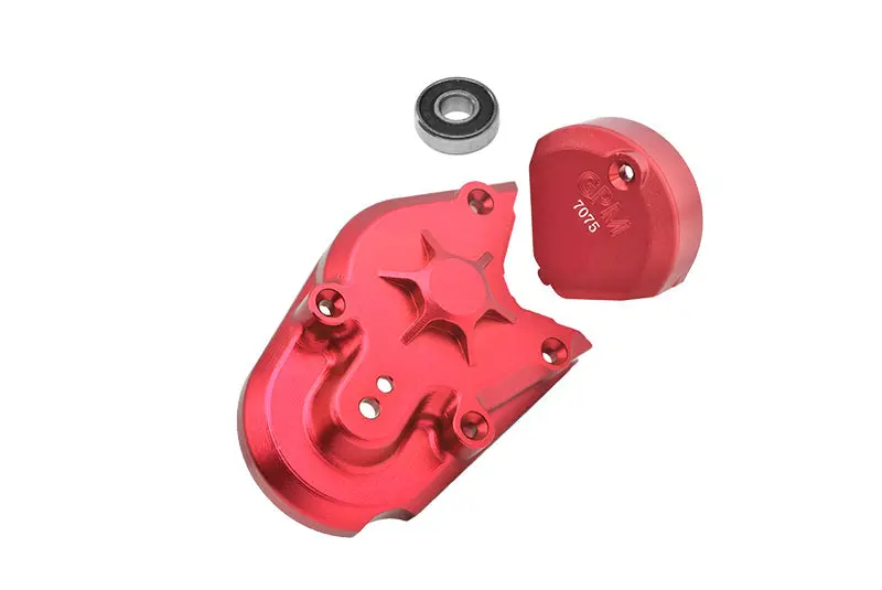 Aluminum 7075 Transmission Housing For Losi 1:4 Promoto Mx Motorcycle Dirt Bike Rtr Fxr Los06000 Los06002 Upgrade Parts - Red 1