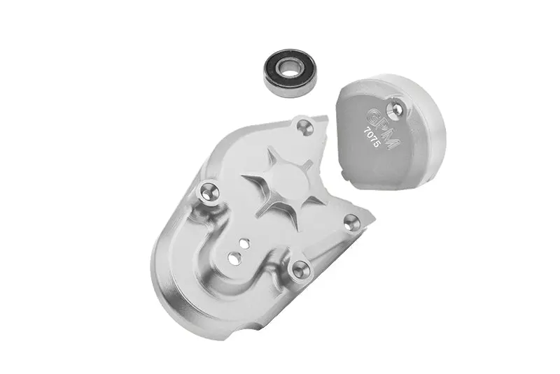 Aluminum 7075 Transmission Housing For Losi 1:4 Promoto Mx Motorcycle Dirt Bike Rtr Fxr Los06000 Los06002 Upgrade Parts - Silver 1