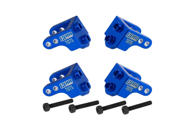 Aluminum 7075 Upper Shock Mount For Losi 1/18 Mini Lmt 4X4 Brushed Monster Truck Rtr-Los01026 Upgrade Parts - Blue 1