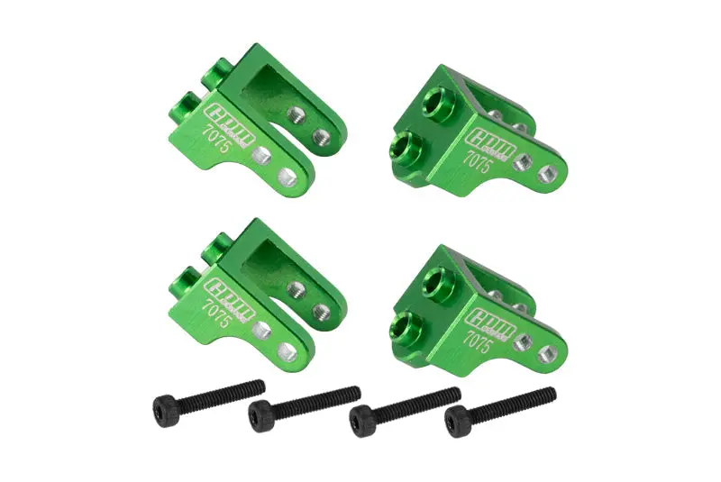 Aluminum 7075 Upper Shock Mount For Losi 1/18 Mini Lmt 4X4 Brushed Monster Truck Rtr-Los01026 Upgrade Parts - Green 1