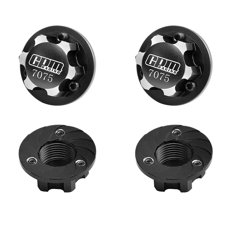 Aluminum 7075 Wheel Lock 17Mm For Arrma 1:8 Kraton / Notorious / Outcast / Talion / Kraton Exb / Typhon / Kraton V5 / Notorious V5 / 1:7 Infraction / Fireteam / Limitless V2 / Felony / Mojave - Black 1