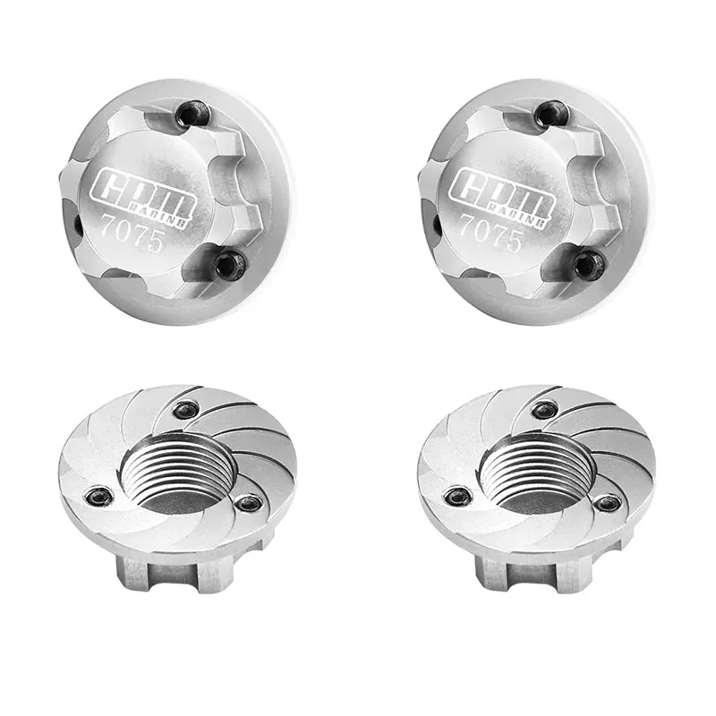 Aluminum 7075 Wheel Lock 17Mm For Arrma 1:8 Kraton / Notorious / Outcast / Talion / Kraton Exb / Typhon / Kraton V5 / Notorious V5 / 1:7 Infraction / Fireteam / Limitless V2 / Felony / Mojave - Silver 1