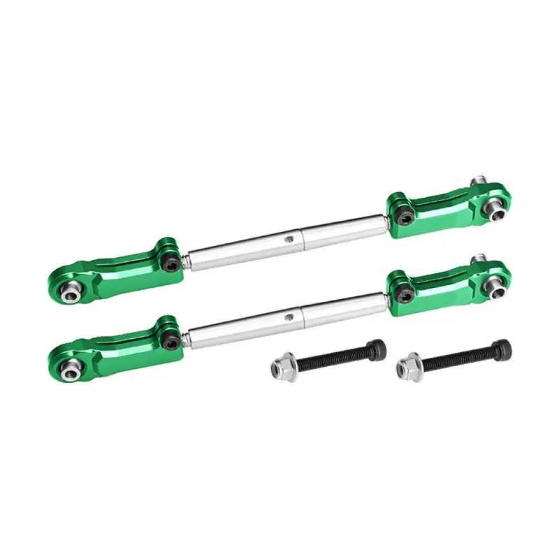 Aluminum Alloy 6061-T6+Stainless Steel Adjustable Rear Upper Arm Tie Rod For Arrma 1:5 Kraton 8S / Outcast 8S / Kraton Exb / Outcast Exb Upgrade Parts - Green 1