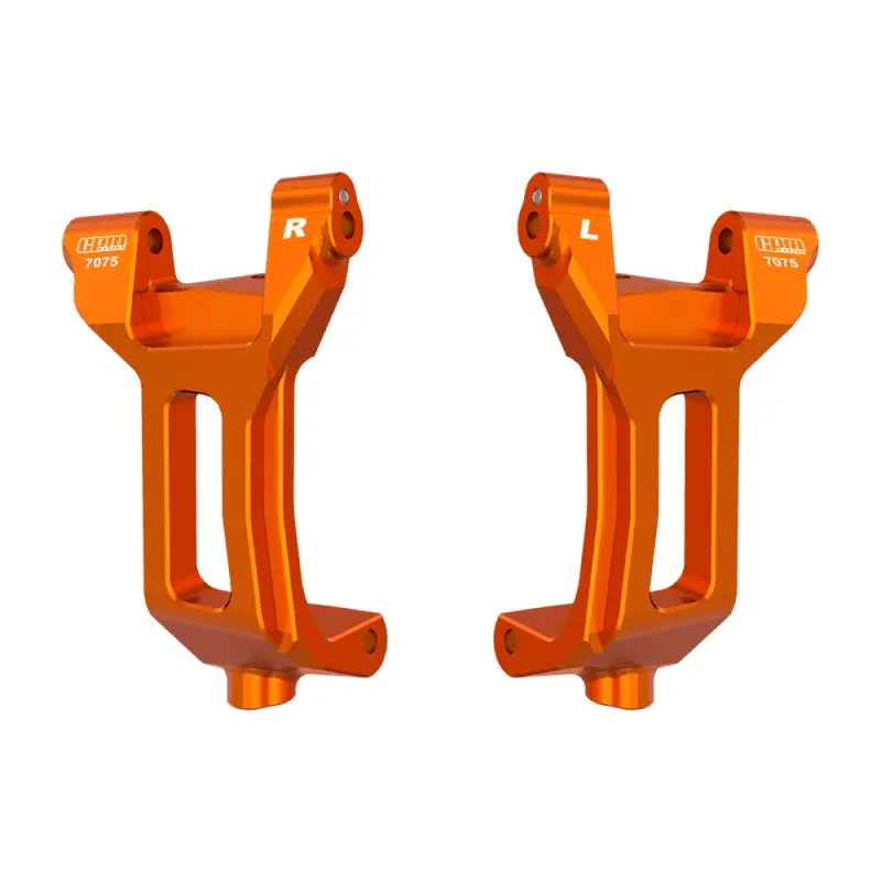 Aluminum Alloy Front Caster Blocks For Traxxas 1/6 Funco Pro Scale 2Wd Sand Car 8S-109076-4 Upgrades - Orange 1