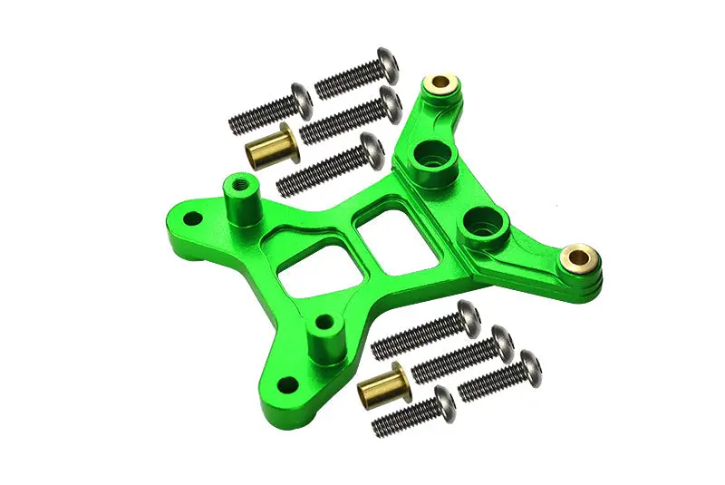 Aluminum Alloy Rear Shock Tower For Tamiya 1:10 R/C Df-01 Manta Ray Upgrades - Green 1