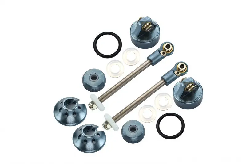 Aluminum Alloy Rebuild Kit For Gpm Optional Rear Damper #Sla102r - 14Pc Set Gray Silver 1