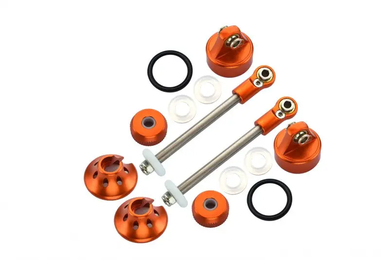Aluminum Alloy Rebuild Kit For Gpm Optional Rear Damper #Sla102r - 14Pc Set Red 1