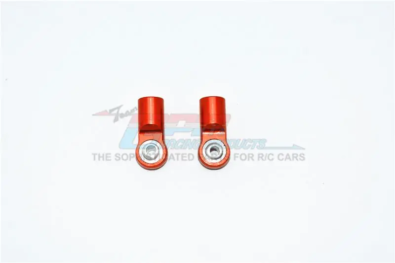 Aluminum Ball Ends For Gpm Optional Rear Dampers Item# Mak135raa For Arrma Kraton 6S / Kraton 6S V5 / Notorious 6S V5 - 2Pc Set Orange 1