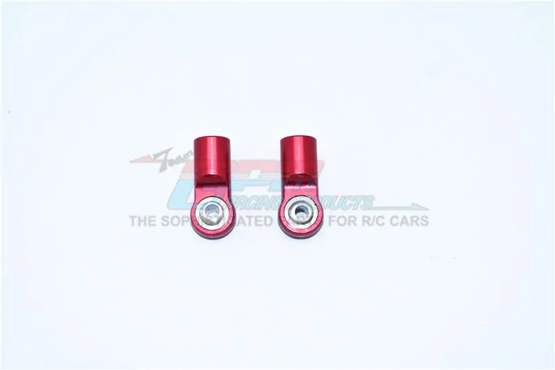 Aluminum Ball Ends For Gpm Optional Rear Dampers Item# Mak135raa For Arrma Kraton 6S / Kraton 6S V5 / Notorious 6S V5 - 2Pc Set Red 1