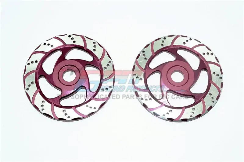 Aluminum Brake Disk With Silver Lining For Losi 1:6 4Wd Super Baja Rey Los05013 / Super Baja Rey 2.0 Los05021 Upgrades - Brown 1