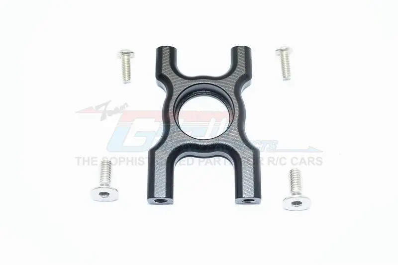 Aluminum Center Diff Mount (Front) Arrma 1:8  Kraton 6S / Outcast 6S / Typhon 6S / Talion 6S / Kraton 6S V5 / Notorious 6S V5 / 1:10 Senton - 1Pc Set Black 1