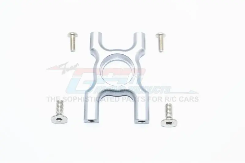Aluminum Center Diff Mount (Front) Arrma 1:8  Kraton 6S / Outcast 6S / Typhon 6S / Talion 6S / Kraton 6S V5 / Notorious 6S V5 / 1:10 Senton - 1Pc Set Gray Silver 1