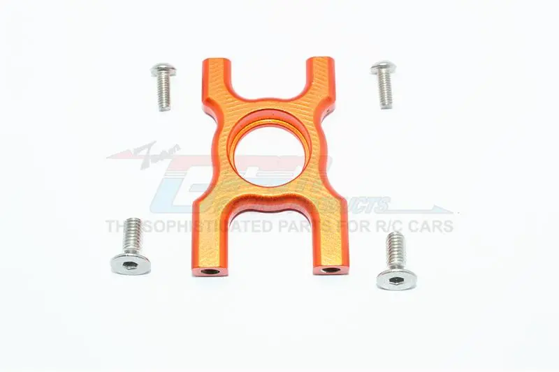 Aluminum Center Diff Mount (Front) Arrma 1:8  Kraton 6S / Outcast 6S / Typhon 6S / Talion 6S / Kraton 6S V5 / Notorious 6S V5 / 1:10 Senton - 1Pc Set Orange 1