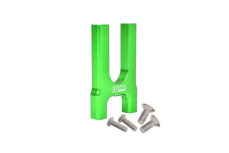 Aluminum Center Diff Mount (Front) For Arrma 1:8 Kraton / Outcast / Notorious / Typhon / Talion / Kraton V5 / Notorious V5 / Infraction / Infraction V2 / Limitless Upgrades - 1Pc Set Green 1