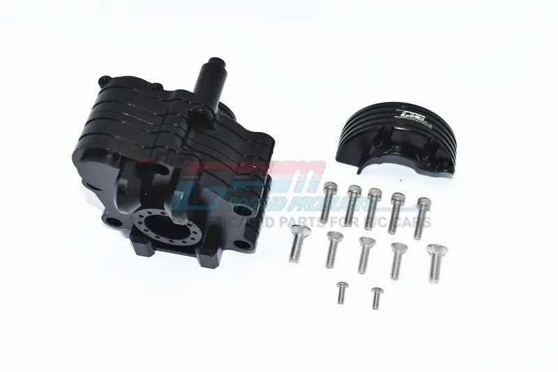 Aluminum Center Gearbox For Arrma 1:5 Kraton 8S Blx / Outcast 8S Blx / Kraton Exb Roller - 1 Set Black 1