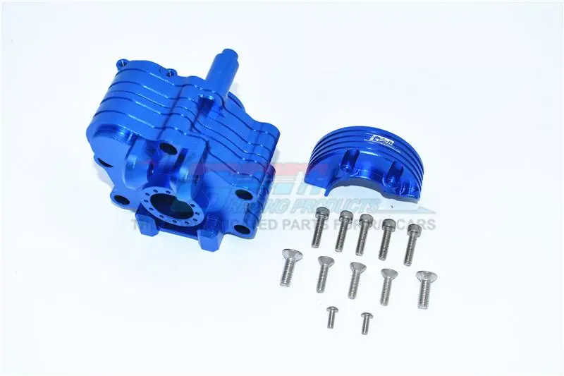 Aluminum Center Gearbox For Arrma 1:5 Kraton 8S Blx / Outcast 8S Blx / Kraton Exb Roller - 1 Set Blue 1