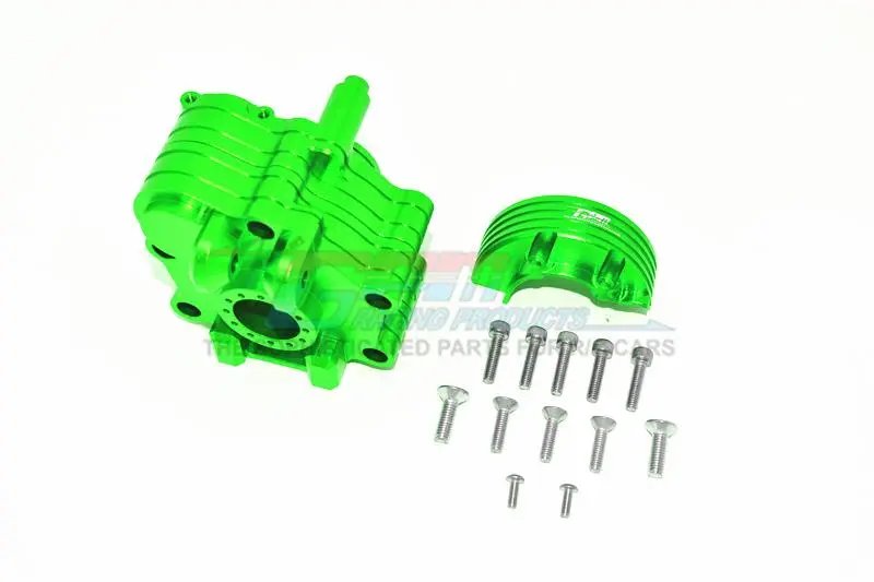 Aluminum Center Gearbox For Arrma 1:5 Kraton 8S Blx / Outcast 8S Blx / Kraton Exb Roller - 1 Set Green 1