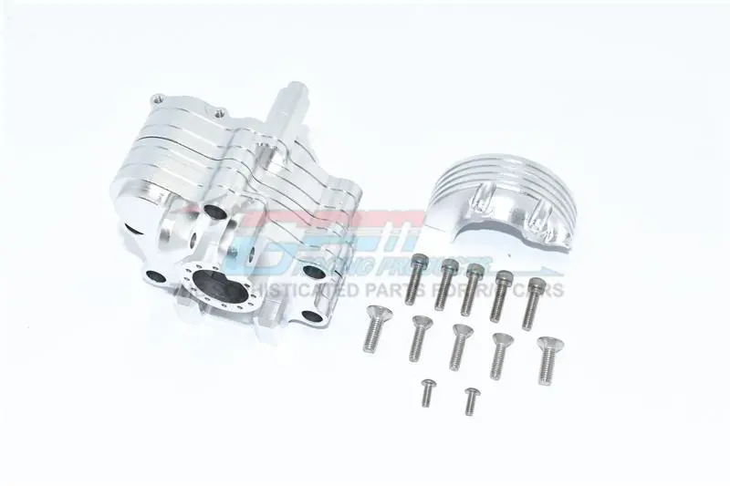 Aluminum Center Gearbox For Arrma 1:5 Kraton 8S Blx / Outcast 8S Blx / Kraton Exb Roller - 1 Set Silver 1
