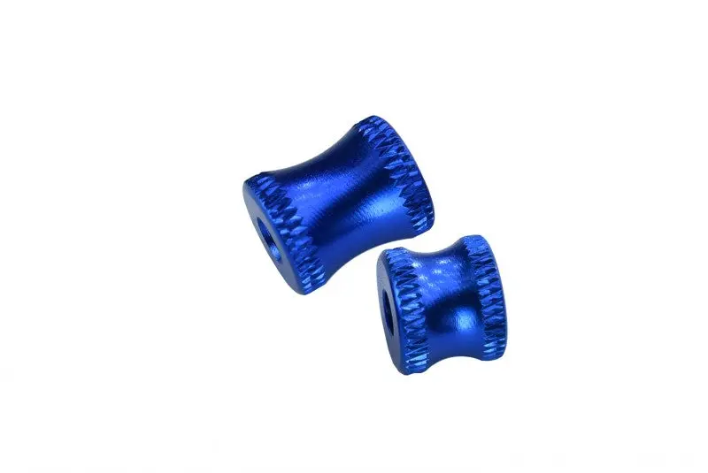 Aluminum Collar For Rear Chassis Brace For Arrma 1:8 Kraton 6S / Notorious 6S / Outcast 6S / Talion 6S / Kraton 6S V5 / Notorious 6S V5 Upgrades - 2Pc Set Blue 1