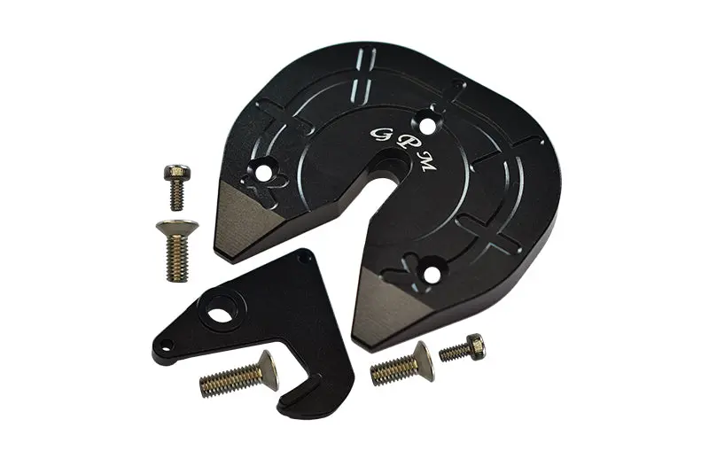 Aluminum Coupler Turntable Hitch For 1:14 Tamiya Tractor Truck And Trailer - 1 Set Black 1