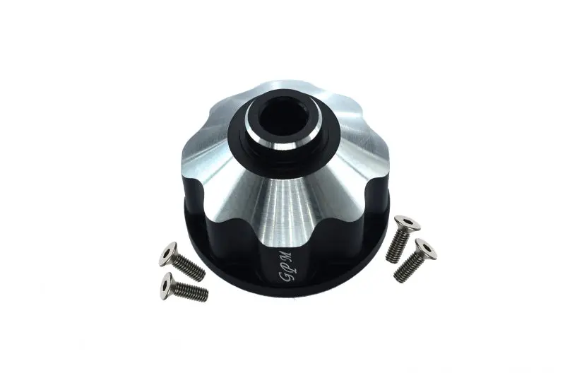 Aluminum Diff Case For Front/Rear/Center For Traxxas 1:10 Maxx 4Wd Monster Truck-89076-4 / 1:8 4Wd Maxx Slash 6S Brushless Short Course Truck-102076-4 Upgrades - Black 1