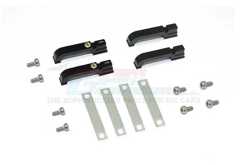 Aluminum Door Handle For Trx-4 Trail Defender Crawler - 16Pc Set Black 1